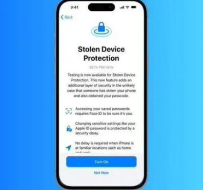 中原苹果授权维修店分享被盗设备保护功能开启方法 