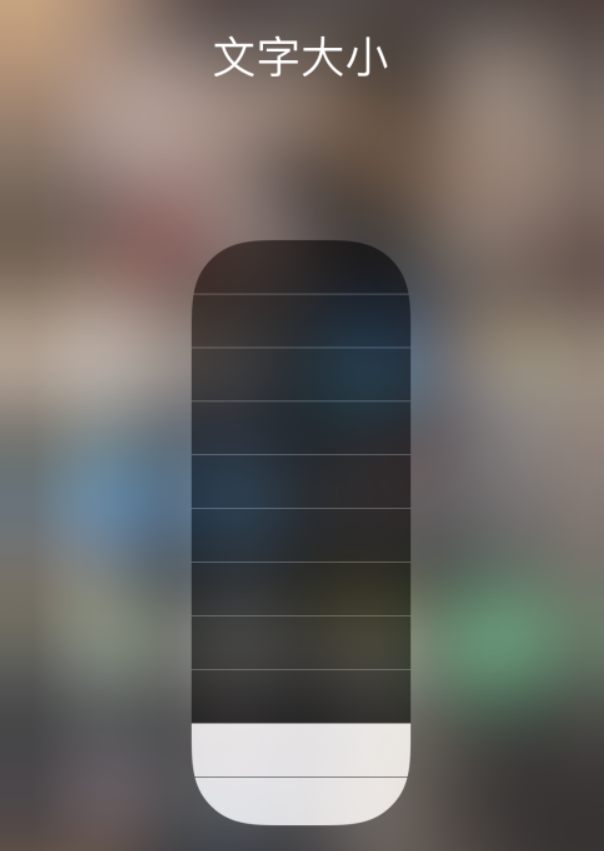 中原苹果手机维修分享小技巧：在 iPhone 控制中心快速调节字体大小 